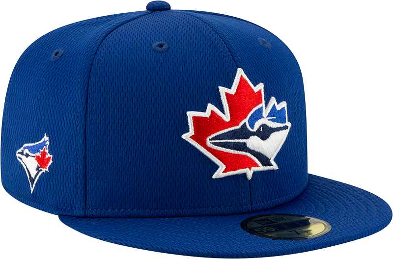 New Era Toronto Blue Jays On Field Batting Practice Fitted Baseball Hat Sz  7 1/8