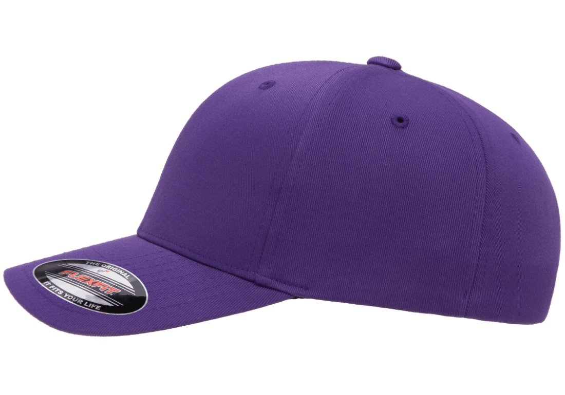 Clubhouse More Cap Than Wooly Purple Combed Just Caps – FLEXFIT®