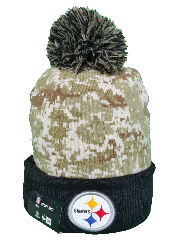 Pittsburgh Steelers Salute to Service Sideline Pom Toque – More Than Just  Caps Clubhouse