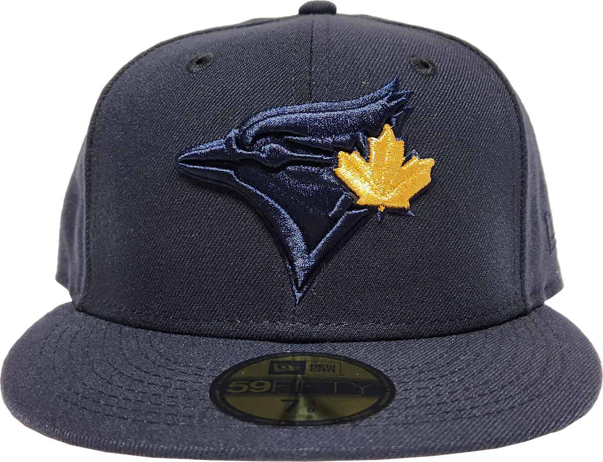 Toronto Blue Jays Gold Logo 59FIFTY Fitted Hat