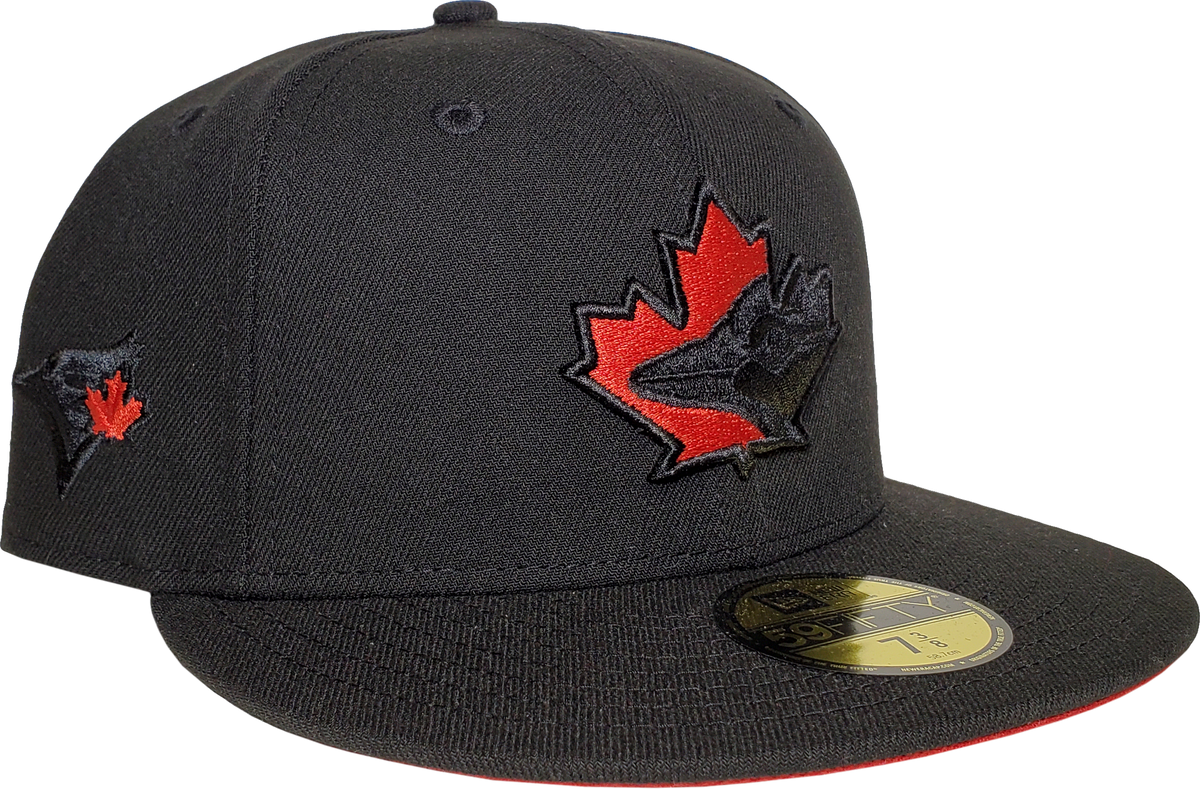 Toronto Blue Jays Blackout 59FIFTY Fitted Hat, Baseball Cap , Collectable