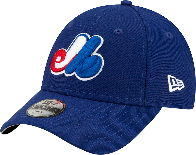 Montreal Expos MLB New Era Youth Royal Blue 9Forty Adjustable Hat