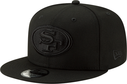 San Francisco 49ers New Era 9FIFTY Snapback Blackout