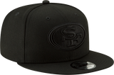 San Francisco 49ers New Era 9FIFTY Snapback Blackout