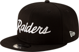 Las Vegas Raiders New Era 9FIFTY Snapback Script