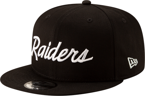 Las Vegas Raiders New Era 9FIFTY Snapback Script