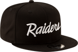 Las Vegas Raiders New Era 9FIFTY Snapback Script