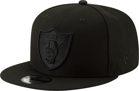 Las Vegas Raiders New Era 9FIFTY Snapback Blackout