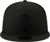 Las Vegas Raiders New Era 9FIFTY Snapback Blackout