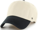 '47 Brand Blank 2 Tone Clean Up Cap Natural Black