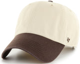 '47 Brand Blank 2 Tone Clean Up Cap Natural Brown