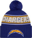 Los Angeles Chargers Sport Knit Fleece Lined Pom Toque Royal