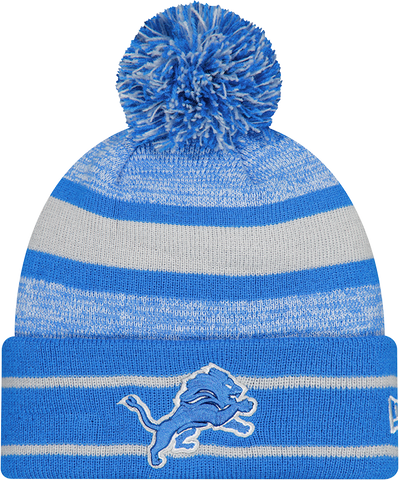 Detroit Lions Cuffed Pom Knit Toque