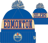 Edmonton Oilers Retro Knit Fleece Lined Pom Toque