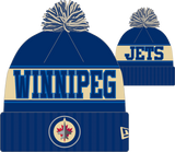 Winnipeg Jets Retro Knit Fleece Lined Pom Toque