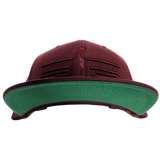 613 Snapback Cyber Maroon Tonal Pop