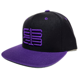 613 Snapback Interlok Black Purple