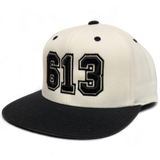 613 Snapback Natural Black