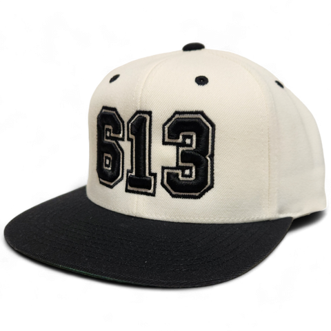 613 Snapback Natural Black