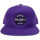 613 Snapback Benchmark Purple