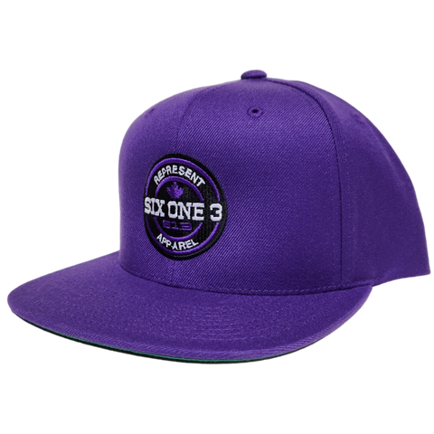 613 Snapback Benchmark Purple