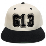 613 Snapback Natural Black