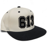 613 Snapback Natural Black