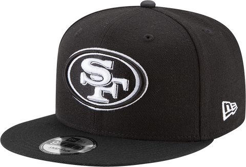 San Francisco 49ers New Era 9FIFTY Snapback Black And White