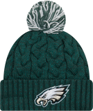 Philadelphia Eagles Cozy Cable Knit Pom Toque