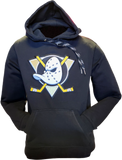 Anaheim Ducks Embroidered Crest Hoodie Black