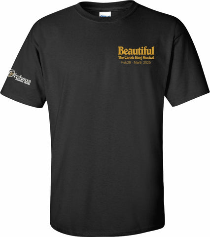 Beautiful The Carole King Musical Tee Black