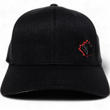 Canada Leaf Black Red Cap