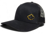 Canada Trucker Cap Black Gold