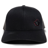 Canada Trucker Cap Black Maroon