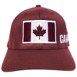 Maroon Canada Cap