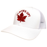 Elbows Up! Canada Trucker White