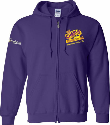 Charlie And The Chocolate Factory Zip Hood Purple