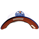 Edmonton Oilers '47 White Sure Shot MVP Snapback