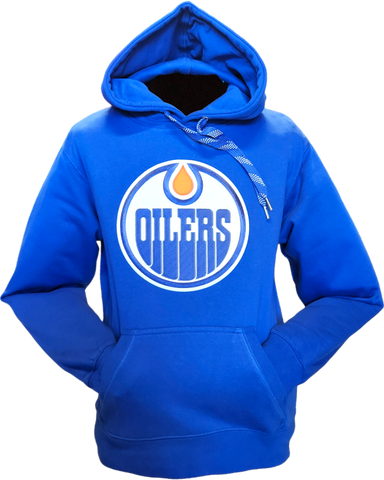 Edmonton Oilers Embroidered Crest Hoodie Royal