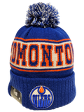 Edmonton Oilers Retro Knit Fleece Lined Pom Toque