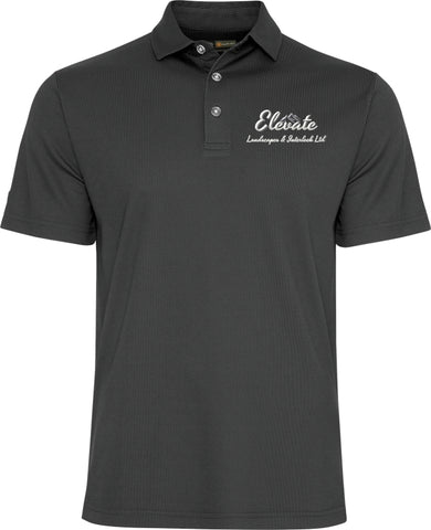 Elevate Callaway Birdseye Polo Black