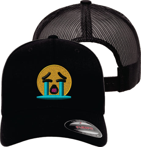 Loudly Crying Emoji Hat