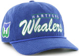 Hartford Whalers '47 Hitch Double Header Cord Rope Snapback