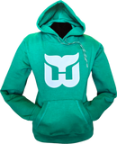 Hartford Whalers Embroidered Crest Hoodie Green