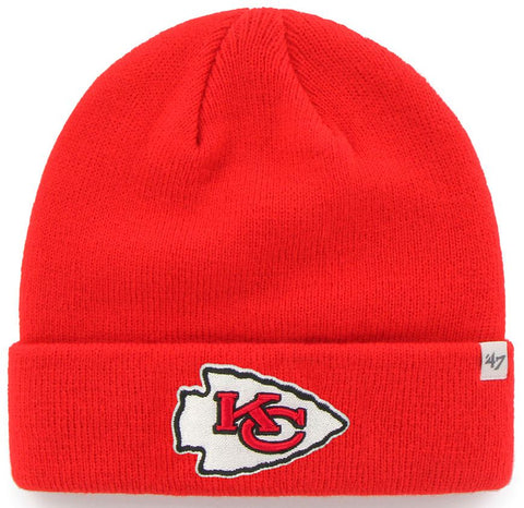 Kansas City Chiefs Raised Cuffed Knit Toque