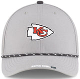 Kansas City Chiefs Superbowl LIX Side Patch 9FORTY M-Crown Rope Hat