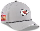 Kansas City Chiefs Superbowl LIX Side Patch 9FORTY M-Crown Rope Hat