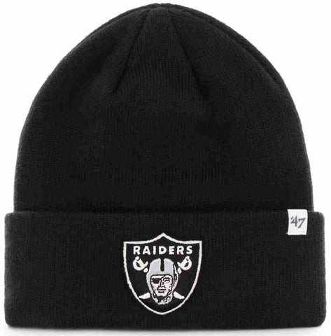 Las Vegas Raiders Raised Cuffed Knit Toque