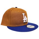 Los Angeles Dodgers New Era 9FIFTY Snapback Peanut Dark Royal