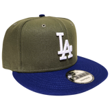 Los Angeles Dodgers New Era 9FIFTY Snapback New Olive Dark Royal